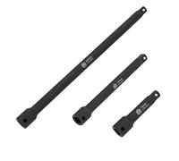 MichaelPro 3/8" Drive Impact Extension Bar Set, 3-Piece Socket Extensions - (3", 6", 10"), Heat Treated CR-V Steel, Manganese Phosphate Rust-Proof and Corrosion Resistant Lasting Quality - MP005040