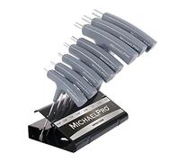 MichaelPro 8-Piece T-Handle Ball End Allen Wrench Set, Hex Keys Set with Convenient Storage Stand (SAE, Gray)