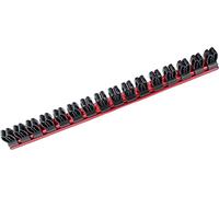MichaelPro Magnetic Screwdriver Organizer Rail, Wrench Organizer, 16-Clips Magnetic Tool Organizer Strip, Aluminum Hand Tool Holder, Tool Chest Drawer, Tool Box Organizer and Storage