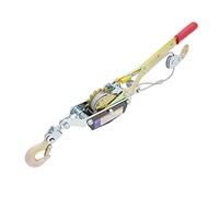 MichaelPro MP009088 2-Ton Power Hand Winch Puller | Double Gear Winch Puller for Automotive, Construction, Farm, Ranch, Fences Uses