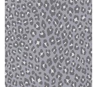 Michalsky Designer Leopard Animal Skin Paw Spots Print Wallpaper A.S. Creation Grey One Size