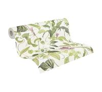 Michalsky Living Change is Good 379881 Jungle Wallpaper Tropical Wallpaper Fantastic Flora Non-Woven Wallpaper Cream Green Pink Matt Fine Textured