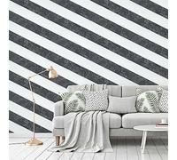 Michalsky Living Marble Wallpaper Change is Good Non Woven wallcovering Modern Marble 10.05 m x 0.53 m Black White Silver 379921