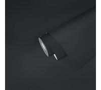 Michalsky Living Plain Wallpaper Change is Good Non Woven wallcovering 10.05 m x 0.53 m Black 379866