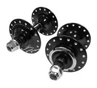 Miche Bicycle Cycle Primato Black Large Flange Fix / Free Hub Pair Black - 28H