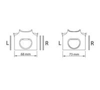 Miche Evo Max Bsa Bottom Bracket Cups 68/73 mm Black