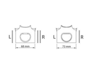 Miche Evo Max Bsa Bottom Bracket Cups 68/73 mm Black