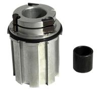 Miche Free Hub Body With Road 700 Campagnolo 9-10s Freehub Body Silver