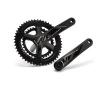 Miche Graff Gravel Crankset, Black, 175mm - 30/46t