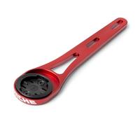 MICHE Handlebar Cycle Computer Alloy Mounting Bracket, Compatible with Garmin/Wahoo, Red