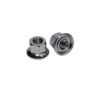 Miche Pista Track Nut - Silver / Rear / 10mm