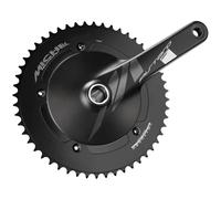 Miche Pistard Air Track Bike Chainset Single Speed Crankset Black - 170mm 49T