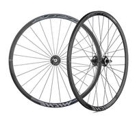 Miche Pistard Pista Road Wheel Set Silver 9 x 100 / 10 x 120 mm / 1s 9 x 100 / 10 x 120 mm Black