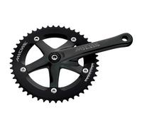 Miche Primato Pista Track Crankset, Black, 165mm / 48t