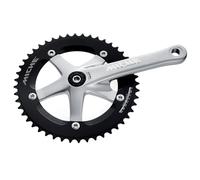 Miche Primato Pista Track Crankset, Silver, 165mm / 48t