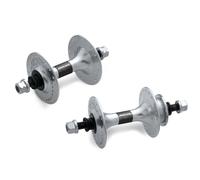 MICHE Primato Pista Track Hubs, Silver, 32H/32H, Fixed - Pair