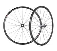 MICHE Race PRO DX Road Wheelset, 622-19C, Black, Compatible with HG Cassettes
