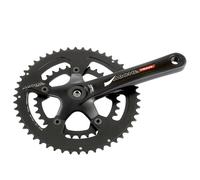 Miche Team CPT Double 9/10 Speed Crankset, Black, 170mm 34/50t