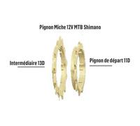 Miche Xm 12-11s Pinion 11t Silver