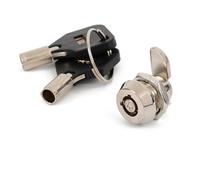 Michear 2PCS Thread Tubular Cam Lock Zinc Alloy Security Drawer Replacement Cam Cylinder Lock with 2 Keys for Door Drawer Cupboard Letterbox with Keys Alike
