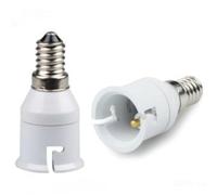 Michear E14 to B22 Adapter B22 Lamp Holder Socket Converter,ES Edison Small Bayonet to Screw Bulb Adaptor LED Light Bulb Adapter Replacement Converter (2 Packs)