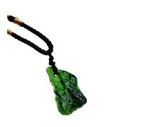 Michear Moldavite Crystal Stone Necklace,Irregular Stone Pendant Artificial Green Glass Meteorite Energy Gift