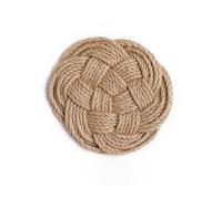 Michear Round Placemats Coasters Natural Cotton Hemp Rope Handmade Woven Place mats for Dining Table,Home Decor Coasters Tabletop Protection Kitchen Heat Resistant Mats (Hemp,Round)