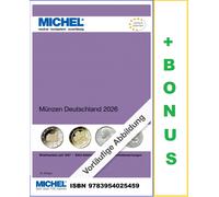 Michel Coins Germany 2026 Catalog 1871 To Present EURO Coins Andorra Cyprus