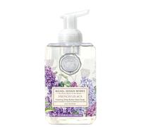 Michel Design Works Foaming Hand Soap, French Lilacs, Beautiful Square Container with Pump