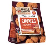 Michel Et Augustin Charcuterie Chorizo Shortbreads 90g - Pack of 3
