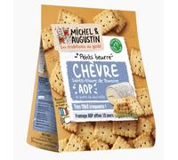 Michel Et Augustin Goat Cheese Salty Butter Crackers 100g - Pack of 3