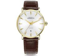 Michel Herbelin 1647/P11MA Men's Watch with Automatic Inspiration and 3 Year Guarantee Brown Leather, Strap