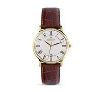 Michel Herbelin Men39s Analogue Quartz Watch with Cowhide Strap 12248/P08MA