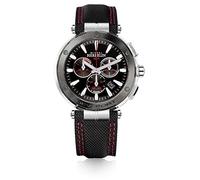 Michel Herbelin | Mens | Newport | Red and Black Chronograph | Nylon | 37688/AG44