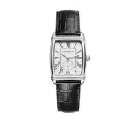 Michel Herbelin Womens | Art Déco | Silver Dial | Black Leather Dial 10638/08
