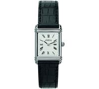 Michel Herbelin Womens Esprit Art Deco Black Leather Strap 17478/08