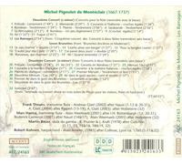 MICHEL PIGNOLET DE MONT‚CLAIR: LES RAMAGES - FLUTE MUSIC NEW CD