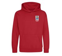 Michel Platini World Cup Sticker Kids Hoodie - Red / 7-8 years