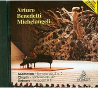 Michelangeli - Piano Recital Vatican 1986: Beethoven, Chopin, Debussy / Michelangeli