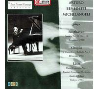 Michelangeli Plays Beethoven, Chopin, And Liszt