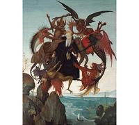 Michelangelo Buonarroti The Torment Of Saint Anthony Large Art Print Poster Wall Decor Premium Mural
