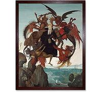 Michelangelo Buonarroti The Torment Of Saint Anthony Unframed Wall Art Print Poster Home Decor Premium