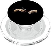Michelangelo - Creation of Adam Cigarette Smoking Art PopSockets PopGrip for MagSafe