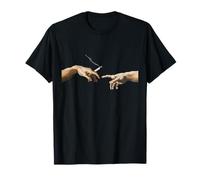 Michelangelo - Creation of Adam Cigarette Smoking Art T-Shirt