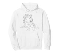 Michelangelo First Man Outline Graphic Modern Art PAPL059 Pullover Hoodie