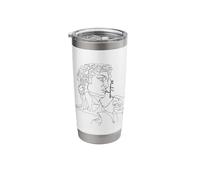 Michelangelo First Man Outline Graphic Modern Art PAPL059 Stainless Steel Insulated Tumbler