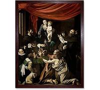 Michelangelo Merisi Called Caravaggio Madonna Rosary Unframed Wall Art Print Poster Home Decor Premium