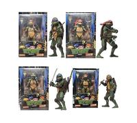 (Michelangelo) Ninja Turtles 1990 Movie 7" Neca Tmnt Teenage Movable Toys Mutant Action Figure
