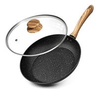 MICHELANGELO Non Stick Frying Pan 26cm, Honeycomb Coating, Healthy & Non-Toxic Granite, Induction Compatible