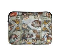 Michelangelo Paint Ceiling Sistine Chapel Case Laptop, Quilted 15.6 Inch Laptop Case for Women